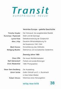 Transit 38. Europäische Revue - Timothy Snyder - ebook