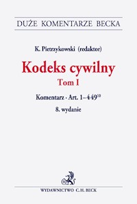 Kodeks cywilny Tom 1 Komentarz do art. 1-449 -  - książka