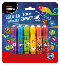 Pisaki zapachowe Kidea, 6 kolorów (DRF-070336) -  - książka