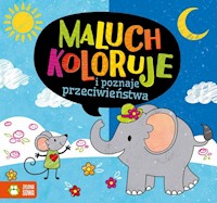 Maluch koloruje i poznaje przeciwieństwa -  - książka