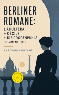Berliner Romane: L'Adultera + Cécile + Die Poggenpuhls (Kommentiert) - Theodor  Fontane - ebook