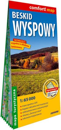 Beskid Wyspowy. Laminowana mapa turystyczna w skali 1:65 000 -  - książka
