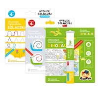 CzuCzu Zestaw rysowanek Dinozaury 4+ -  - książka