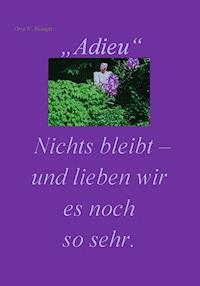 Adieu - otto w bringer - ebook