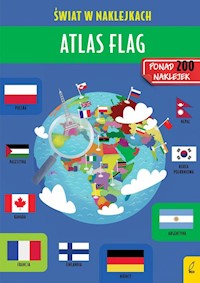 Atlas flag Świat w naklejkach - Patrycja Zarawska - książka
