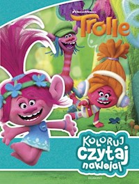 Trolle Koloruj czytaj naklejaj -  - książka