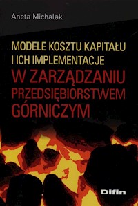 Modele kosztu kapitału i ich implementacje w zarządzaniu przedsiębiorstwem górniczym - Michalak Aneta - książka