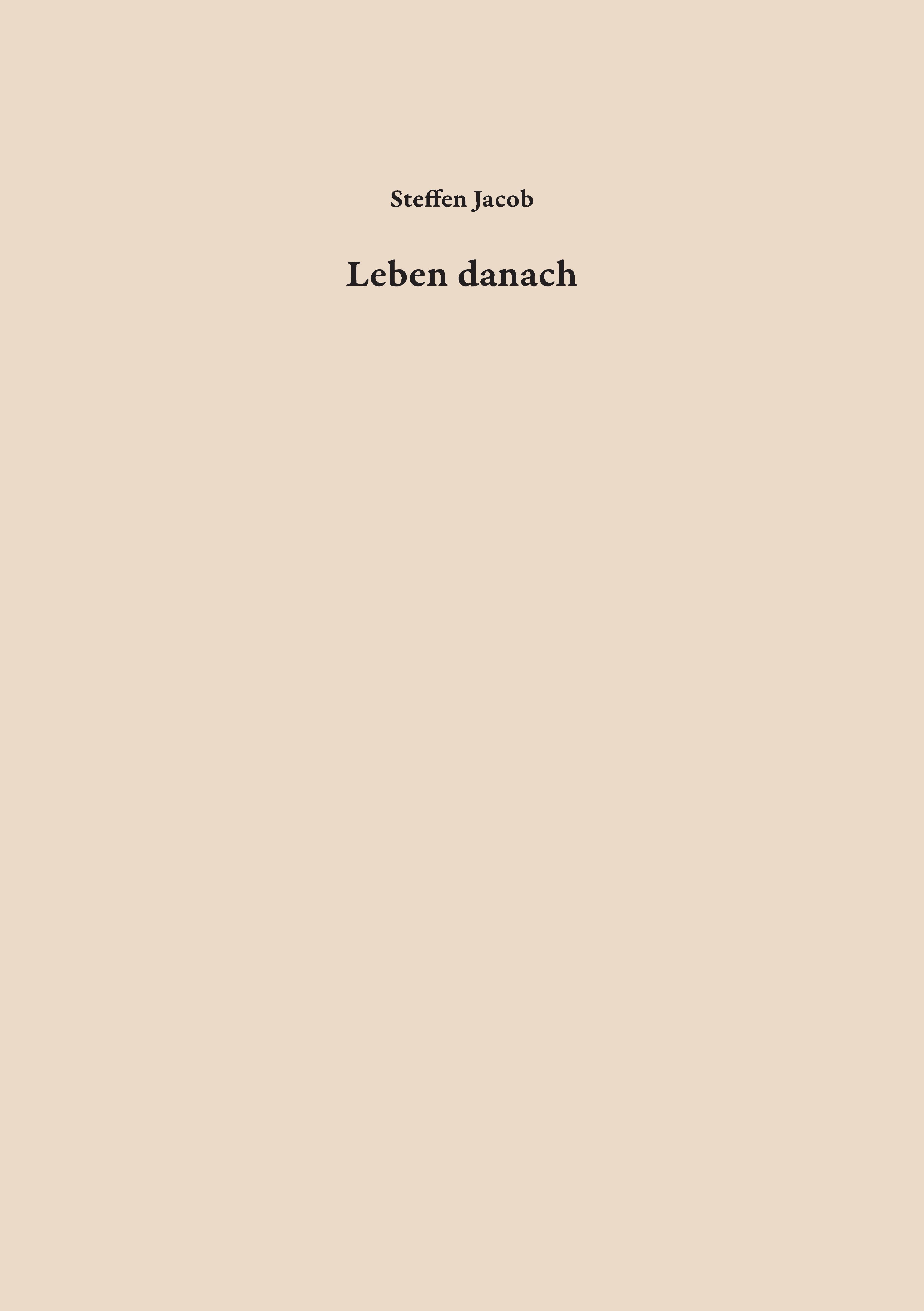 Leben danach