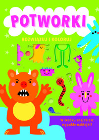 Rozwiązuj i koloruj Potworki -  - książka