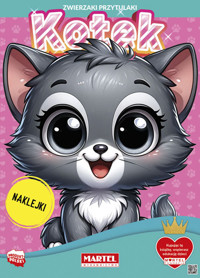 Zwierzaki przytulaki. Kotek z naklejkami - Salamon Katarzyna - książka