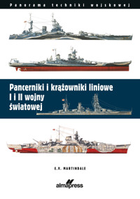 Pancerniki i krążowniki liniowe I i II wojny światowej - E. V. Martindale - książka