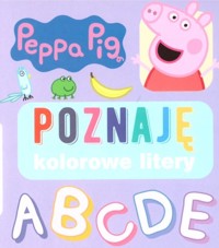 Świnka Peppa. Poznaję kolorowe litery - zbiorowa praca - książka