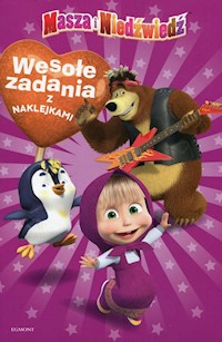 Masza i Niedźwiedź Wesołe zadania z naklejkami - Jamrógiewicz Marta - książka