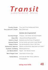 Transit 40. Europäische Revue - Ulrich K. Preuß - ebook