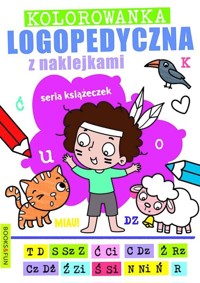 Kolorowanka logopedyczna 2 z naklejkami -  - książka
