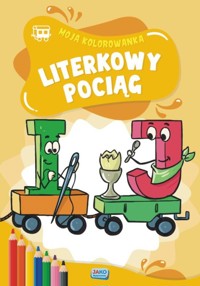 Literkowy pociąg kolorowanka 2 sztuki -  - książka