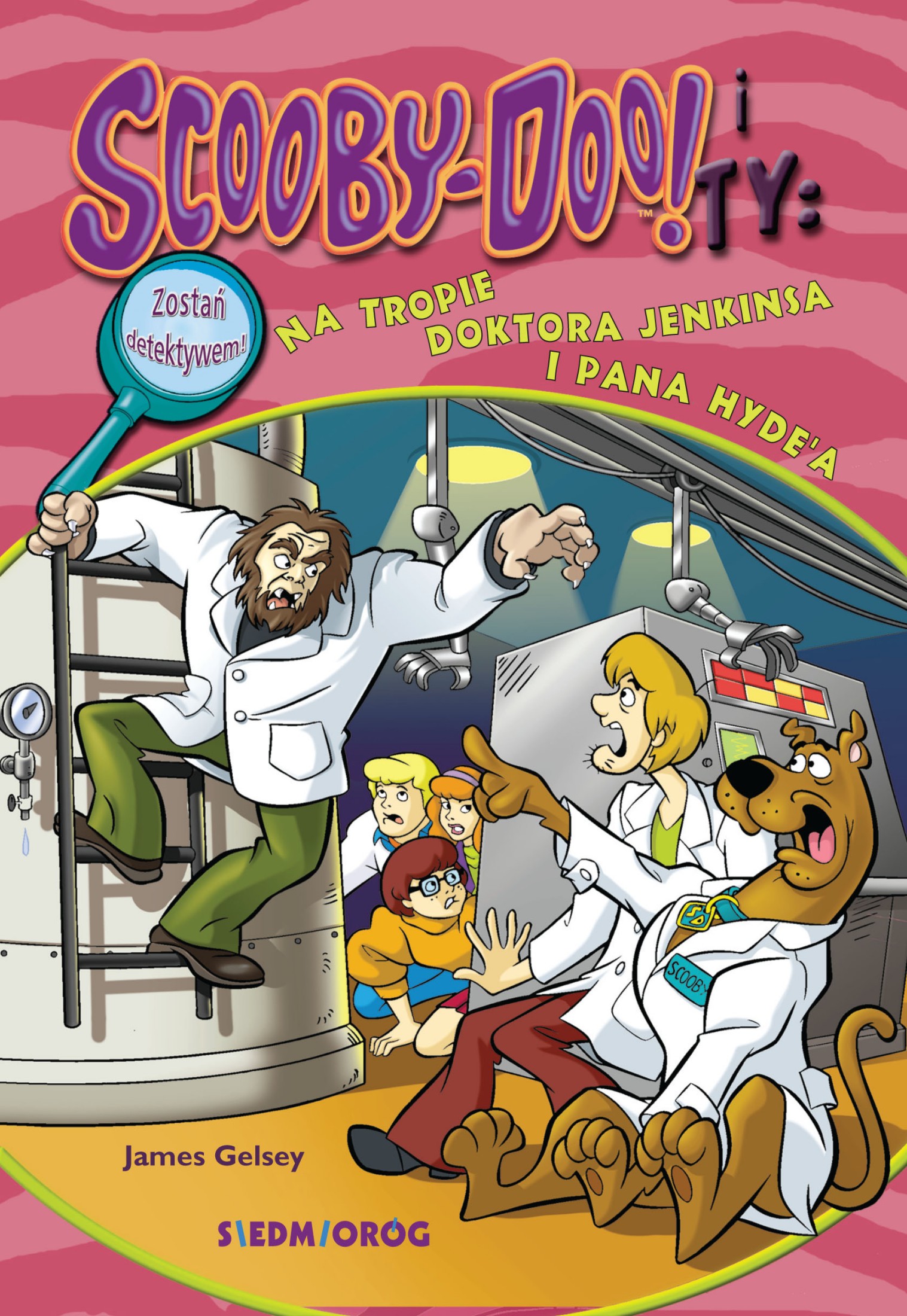 Okładka:ScoobyDoo i Ty: Na tropie doktora Jenkinsa i pana Hyde'a 