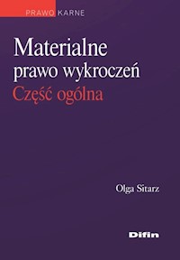 Materialne prawo wykroczeń - Olga Sitarz - książka