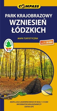Park Krajobrazowy Wzniesień Łódzkich Mapa turystyczna 1:30 000 -  - książka