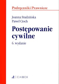 Postępowanie cywilne - Cioch Paweł, Studzińska Joanna - książka