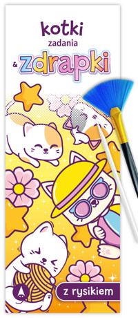 Kotki Zadania i zdrapki - Żyłowska Wioleta - książka