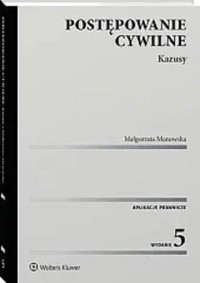 Postępowanie cywilne Kazusy - Manowska Małgorzata - książka