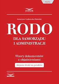 RODO dla samorządu i administracji - Czajkowska-Motosiuk Katarzyna - książka