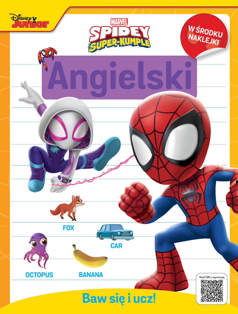 Baw się i ucz! Angielski. Marvel Spidey i Super-kumple - Ilona Siwak - książka