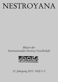 Nestroyana -  - ebook