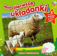 Moje pierwsze układanki Małe zwierzątka -  - książka