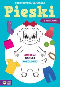 Kolorowanka-ubieranka Pieski -  - książka