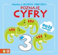 Nauka z grubym obrysem Poznaję cyfry -  - książka