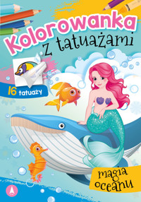 Kolorowanka z tatuażami Magia oceanu -  - książka