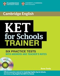KET for Schools Trainer Practice Tests with answers + 2CD - Karen Saxby - książka