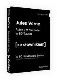 W 80 dni dookoła świata wersja niemiecka ze słownikiem - Jules Verne - książka