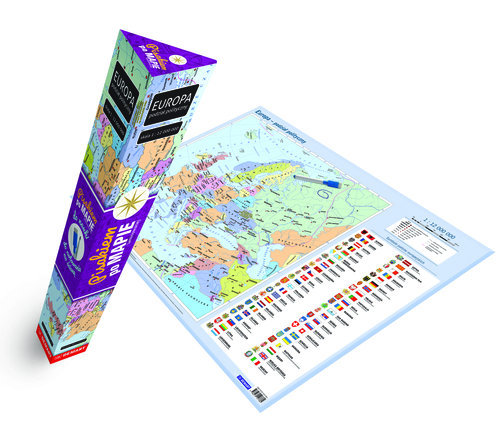 Europa mapa polityczna PLAKAT -  - książka