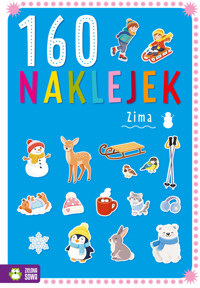 160 naklejek. Zima - Justyna Zalewska - książka