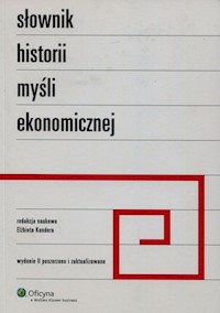 Słownik historii myśli ekonomicznej -  - książka