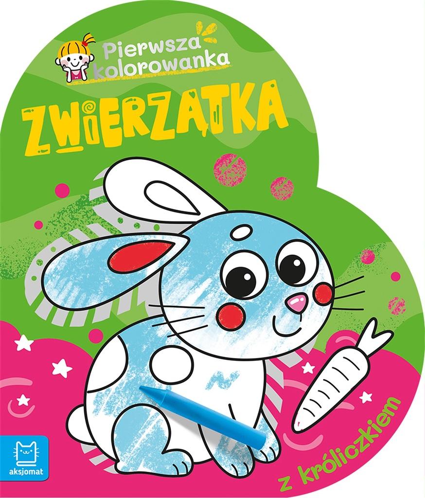 Zwierzątka. Pierwsza kolorowanka z króliczkiem - Agnieszka Bator - książka