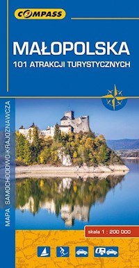 Małopolska 101 atrakcji turystycznych 1:200 000 -  - książka