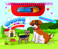 Pieski. Wodne kolorowanki. Magiczny pisak - zbiorowa praca - książka