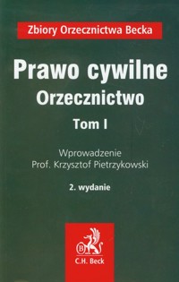 Prawo cywilne Orzecznictwo Tom 1 - Krzysztof Pietrzykowski - książka