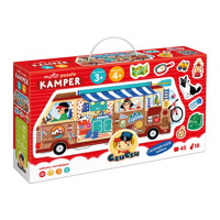 CzuCzu.  Moto puzzle Kamper 3+,4+ -  - książka
