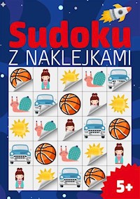 Sudoku z naklejkami 5+ - - książka