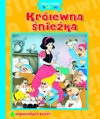 Królewna Śnieżka. Czytaj, układaj, koloruj - zbiorowa praca - książka