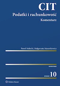 CIT Podatki i rachunkowość Komentarz - Małecki Paweł, Mazurkiewicz Małgorzata - książka