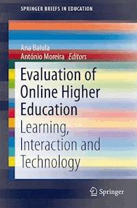 Evaluation of Online Higher Education - Ana Balula - ebook