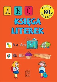 Ksiega literek 80 naklejek - Babula Joanna - książka
