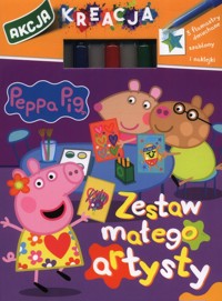 Peppa Pig. Akcja kreacja! część 1. Zestaw małego artysty -  - książka