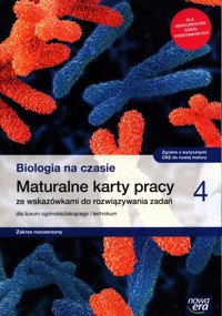 Biologia na czasie 4 Maturalne karty pracy Zakres rozszerzony - Grądzki Bartłomiej, Krotke Agnieszka, Tyc Anna - książka